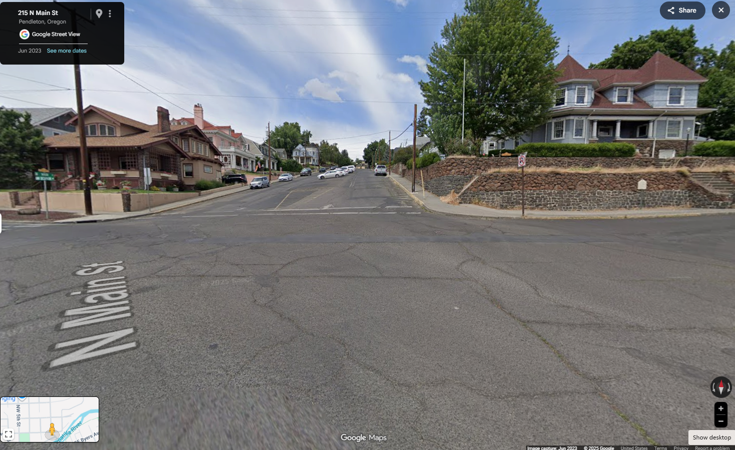 Google Maps streetview image of North Main Street
