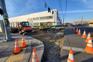 10th Street in progress