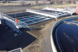 Catwalk and footing installation