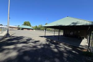 Flat surface ready for new rink installation July 2025